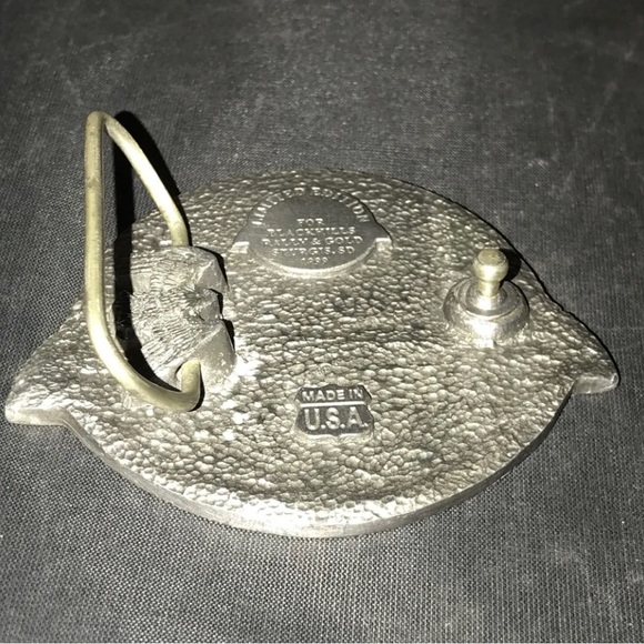 1999 Pewter Belt Buckle Black Hills Motor Classic Sturgis - Rally & Races S.D. - Picture 10 of 12